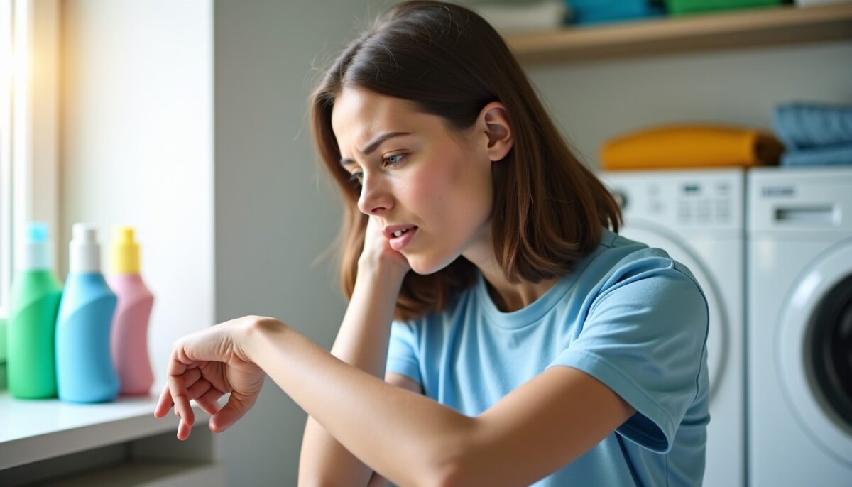 Identifier les signes d'une allergie à la lessive : symptômes et photos explicatives Identifier les signes d'une allergie à la lessive : symptômes et photos explicatives