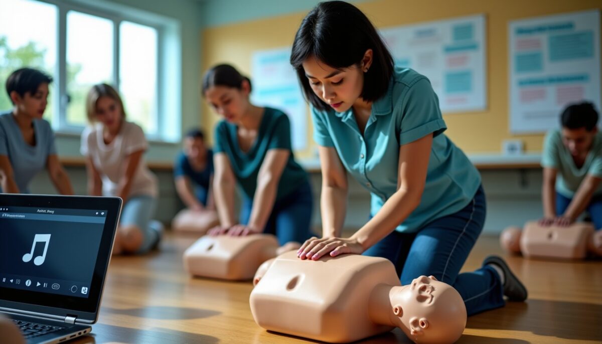Massage cardiaque et rythme musical : la playlist parfaite pour booster les gestes qui sauvent Massage cardiaque et rythme musical : la playlist parfaite pour booster les gestes qui sauvent